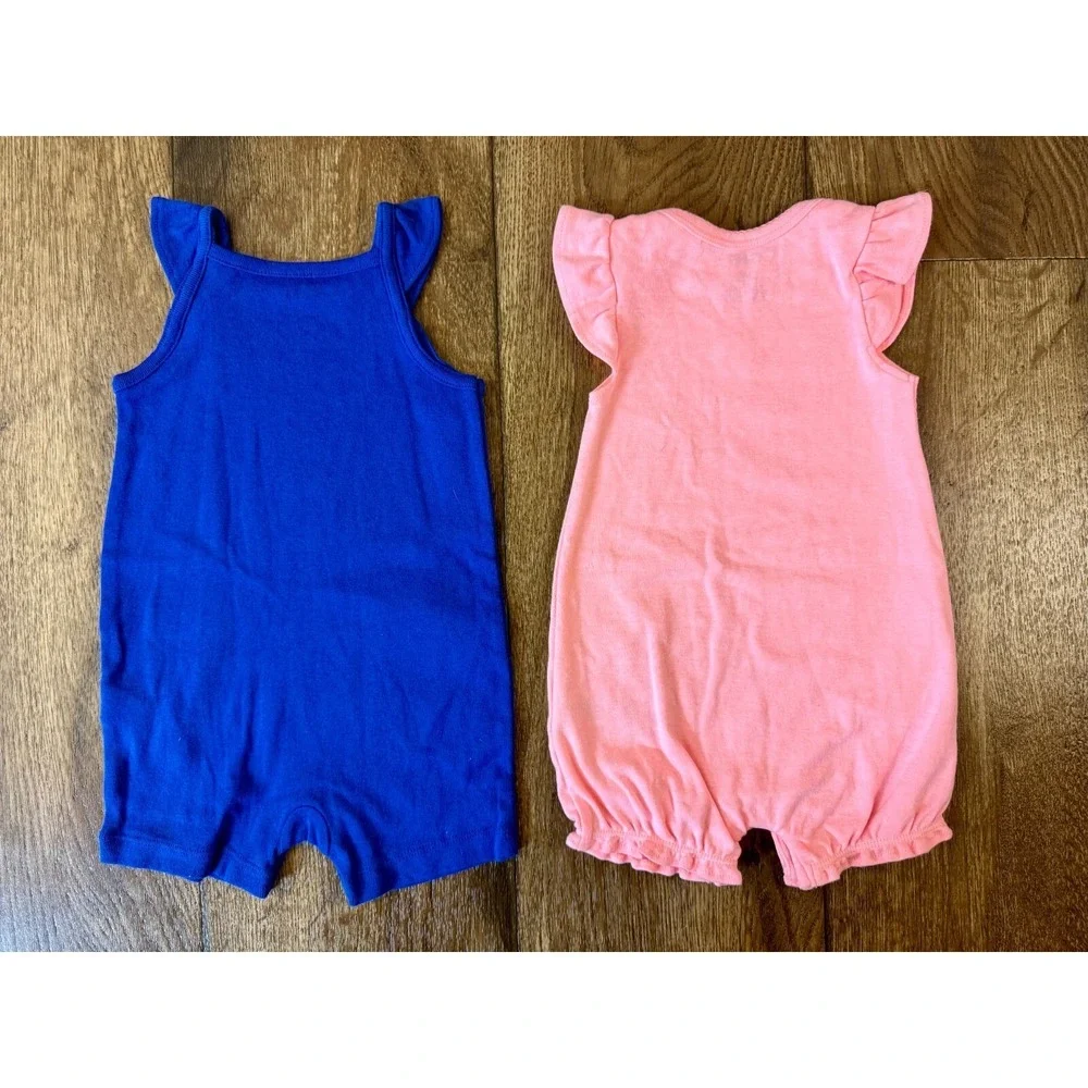 Carters Baby Girl Clothes Lot 6 Months Romper‎ Summer Outfits Lot Happy Kindness